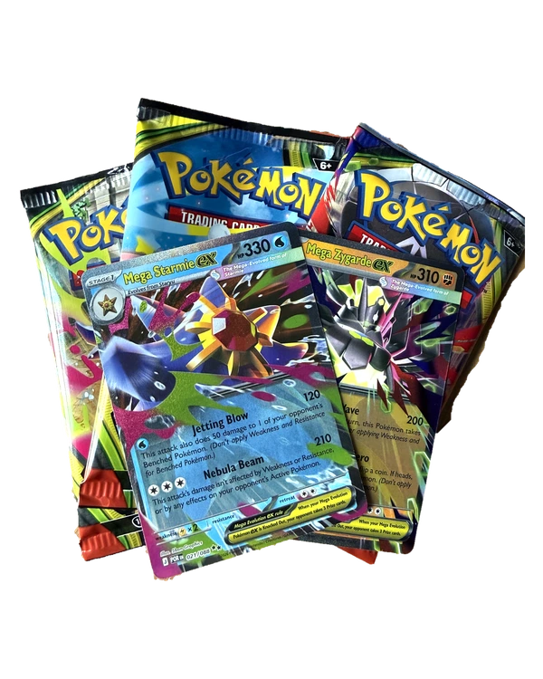 Mega Starmie ex + Mega Zygarde ex — pulled by Anton