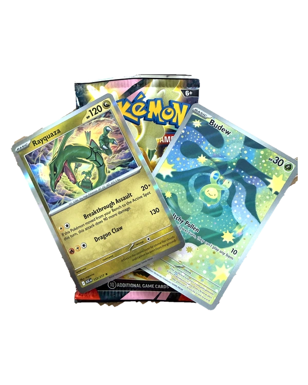 Rayquaza + Budew — pulled by Anton
